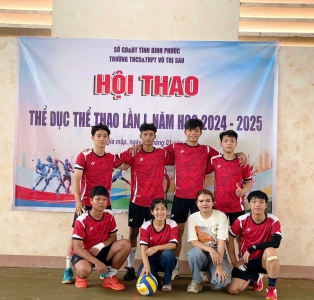 Hội thao thể dục thể thao lần thứ I của trường THCS&THPT Võ Thị Sáu năm học 2024-2025VÕ THỊ SÁU NĂM HỌC 2024-2025